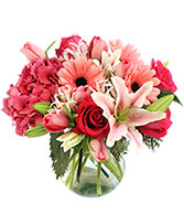 Embraceable  Pink Floral Design